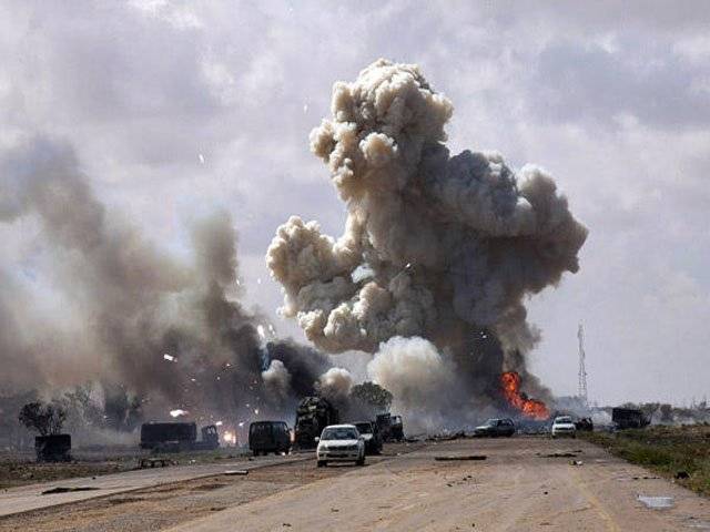 لیبیا پرمغربی ممالک کےتازہ فضائی حملے، کئی افراد جاں بحق اورمتعدد زخمی ۔ دوسری جانب لیبیا کے ساحلی علاقوں میں نوفلائی زون قائم کردیا گیا ۔