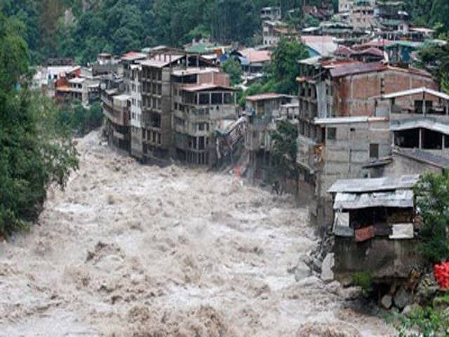 پیرومیں سیلاب نے تباہی مچادی،مکانات تباہ ہونےسےہزاروں افراد بےگھرہوگئے۔