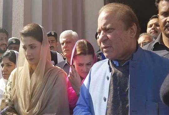  لاہور :شہباز شریف اورمریم نواز کی جناح اسپتال میں نواز شریف سے ملاقات