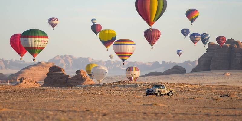 سعودی عرب‘ العلا ہاٹ ایئر بلون شو گینز بک آف ورلڈ ریکارڈز میں شامل