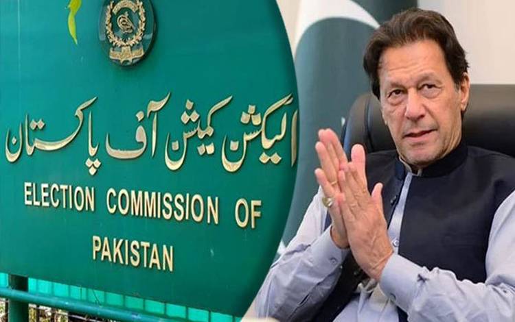 توشہ خانہ ریفرنس؛ عمران خان کی نااہلی کیخلاف درخواست پرالیکشن کمیشن کو نوٹس