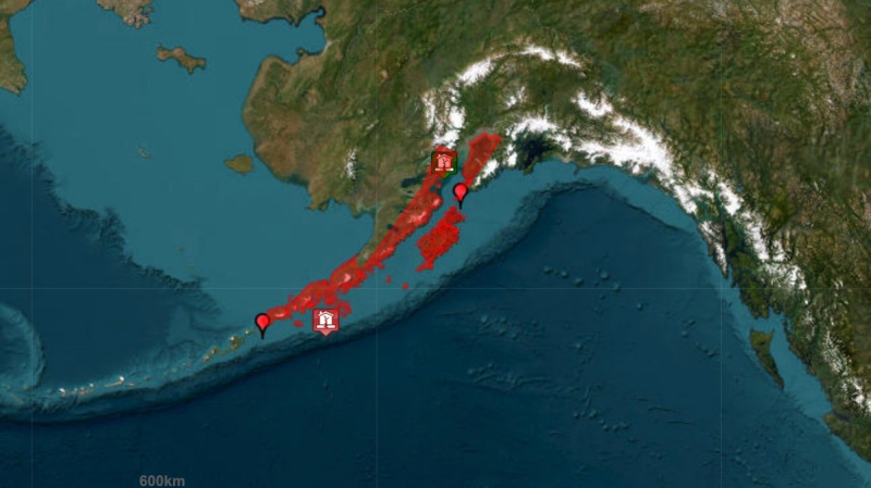 امریکی ریاست الاسکا میں شدید زلزلہ، سونامی کی وارننگ جاری ہونے کے بعد واپس