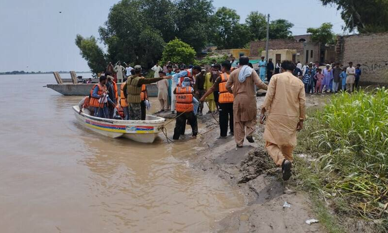 دریائے ستلج میں اونچے درجے کا سیلاب، متعدد دیہات زیر آب، فصلیں تباہ