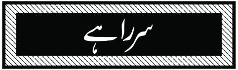 ہفتہ ‘ 16 جمادی الثانی 1434ھ ‘ 27 اپریل2013 ئ