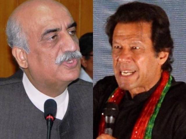 ڈی پلان: عمران چاہتے ہیں10۔15 لاشیں گریں‘ انکی جماعت میں آستین کے سانپ بیٹھے ہیں: خورشید شاہ