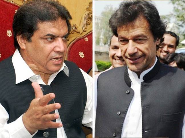 ظالما بلڈ ٹیسٹ کرا لے حنیف عباسی کا عمران کو مشورہ 