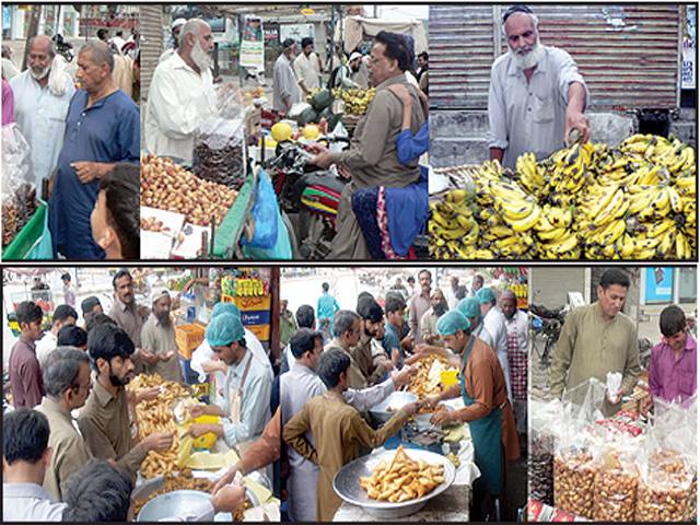 رمضان المبارک کے پہلے عشرے میں ہی دکانوں پر خریداروں کا رش بڑھ گیا