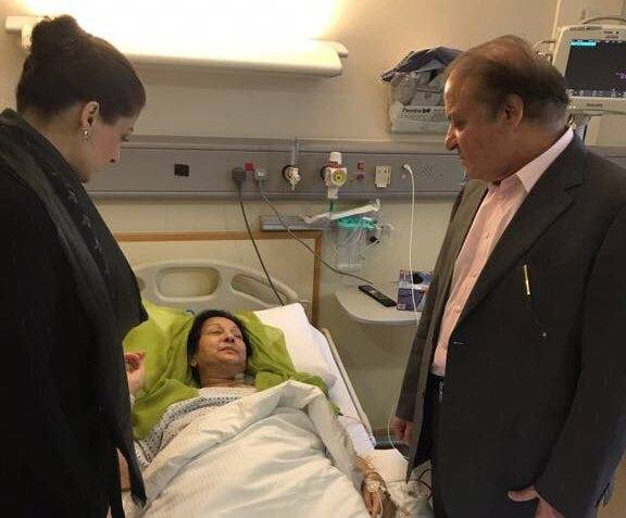 کلثوم کی طبیعت بہتر ہونے پر پاکستان واپسی کا فیصلہ کرینگے : نوازشریف 