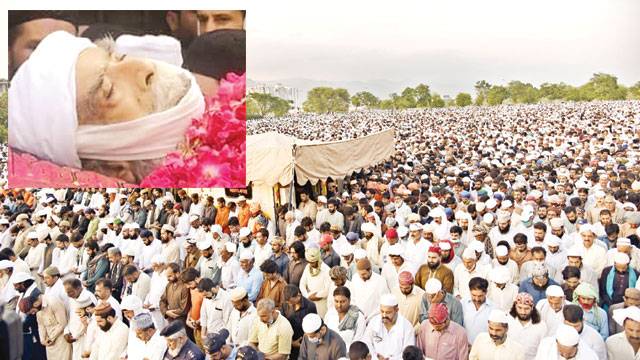 ممتاز روحانی پیشوا سجادہ نشین گولڑہ شریف پیر سید عبدالحق شاہ گیلانی خالق حقیقی سے جا ملے