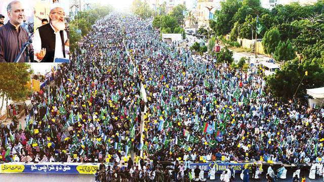 نئے پاکستان پر پرانے مستری لگا دیئے، 14اکتوبر کو ملک گیر یوم یکجہتی کراچی منائینگے : سراج الحق