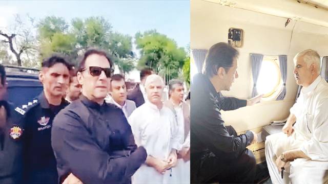 ڈیمز ہوتے تو اتنی تباہی نہ آتی ، عمران : ڈیرہ فلڈ ریلیف کیمپ کا دورہ 