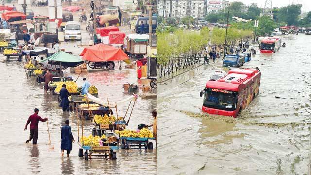 بارش ، سیلاب : مزید 32 ہلاک ، ہیڈ بلوکی ، کئی دیہات ڈوب گئے ، شاہراہ قراقرم بند 