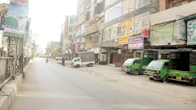 جماعت اسلامی ، تاجروںکی کال پر شٹر ڈائون، پہیہ جام