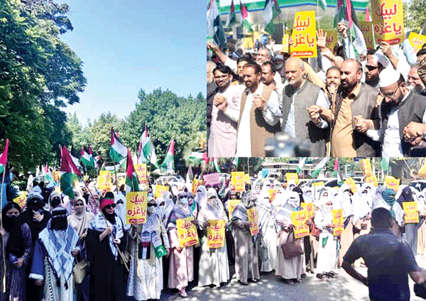 فلسطین میں ہونے والے مظالم نے سیاسی قیادت کوایک چھت تلے بٹھا دیا 